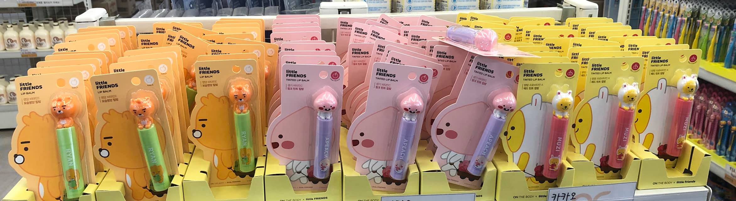 On The Body Son dưỡng vitamin Kakao Little Friends Tinted Lip Balm On The Body Son dưỡng vitamin Kakao Little Friends Tinted Lip Balm