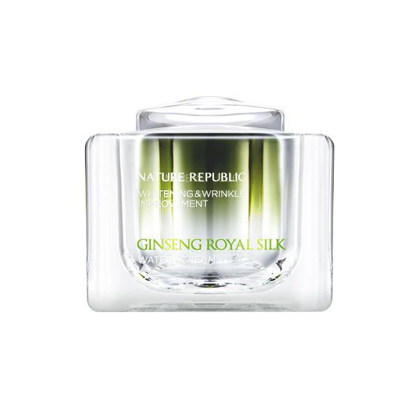 Nature Republic Kem trắng da chống lão hóa Ginseng Royal Silk Watery Cream 60ml Nature Republic Kem trắng da chống lão hóa Ginseng Royal Silk Watery Cream 60ml