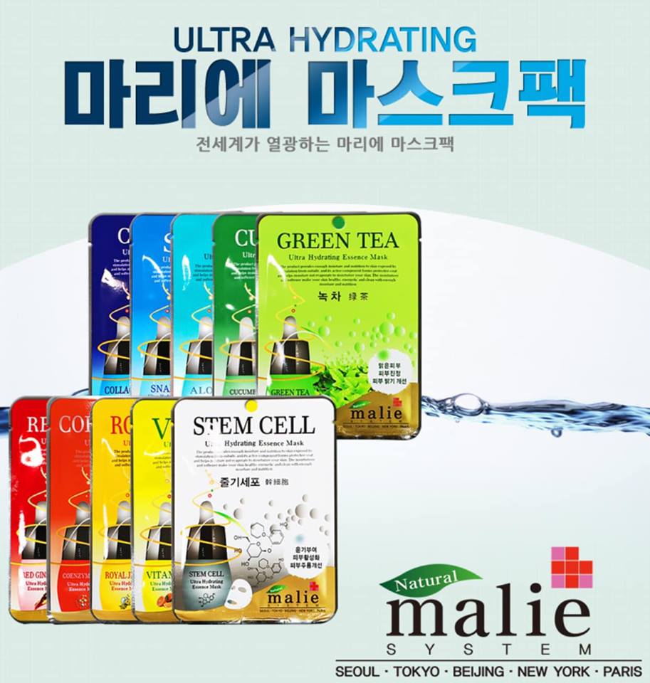Malie Mặt nạ Mask Pack 10p Malie Mặt nạ Mask Pack 10p