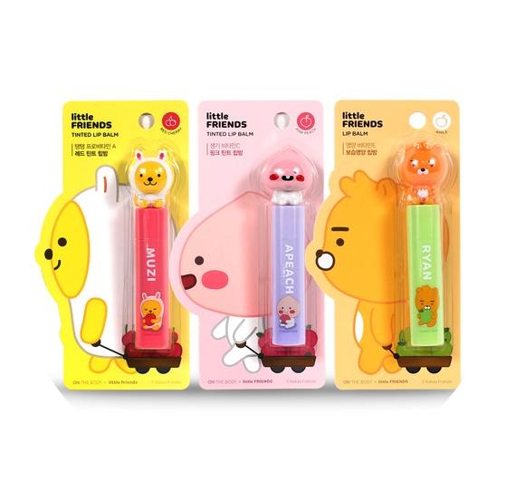 On The Body Son dưỡng vitamin Kakao Little Friends Tinted Lip Balm On The Body Son dưỡng vitamin Kakao Little Friends Tinted Lip Balm