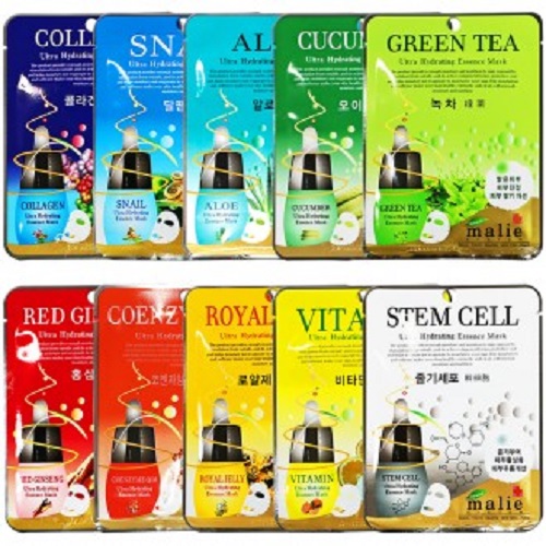 Malie Mặt nạ Mask Pack 10p Malie Mặt nạ Mask Pack 10p