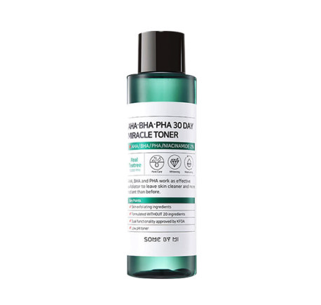 Some By Mi Nước hoa hồng trị mụn AHA BHA PHA 30 Days Miracle Toner 150ml Some By Mi Nước hoa hồng trị mụn AHA BHA PHA 30 Days Miracle Toner 150ml
