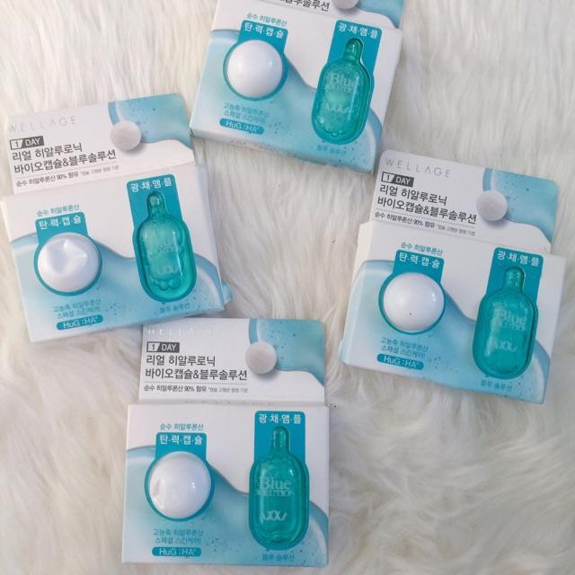 Wellage Capsule cấp nước thần thánh Real Hyaluronic 1 Day Kit 10 Set Wellage Capsule cấp nước thần thánh Real Hyaluronic 1 Day Kit 10 Set