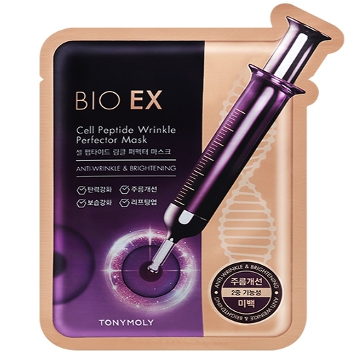 Tonymoly Mặt nạ căng da, chống nhăn, làm trắng Bio EX Cell Peptide Wrinkle Mask 10p Tonymoly Mặt nạ căng da, chống nhăn, làm trắng Bio EX Cell Peptide Wrinkle Mask 10p