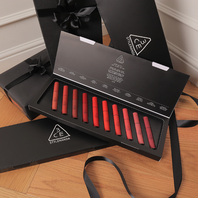 3CE Set Son Kem Velvet Tint 10 cây Fullsize 4g x 10p 3CE Set Son Kem Velvet Tint 10 cây Fullsize 4g x 10p