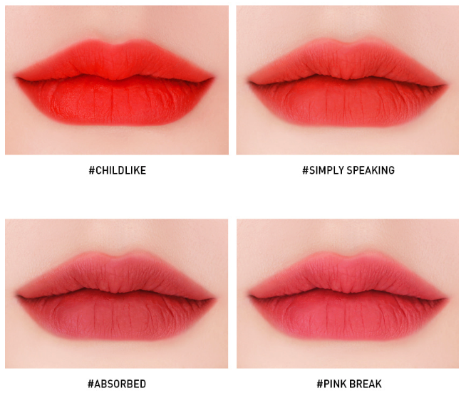 3CE Set Son Kem Velvet Tint 10 cây Fullsize 4g x 10p 3CE Set Son Kem Velvet Tint 10 cây Fullsize 4g x 10p