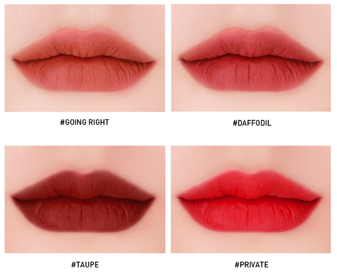 3CE Set Son Kem Velvet Tint 10 cây Fullsize 4g x 10p 3CE Set Son Kem Velvet Tint 10 cây Fullsize 4g x 10p