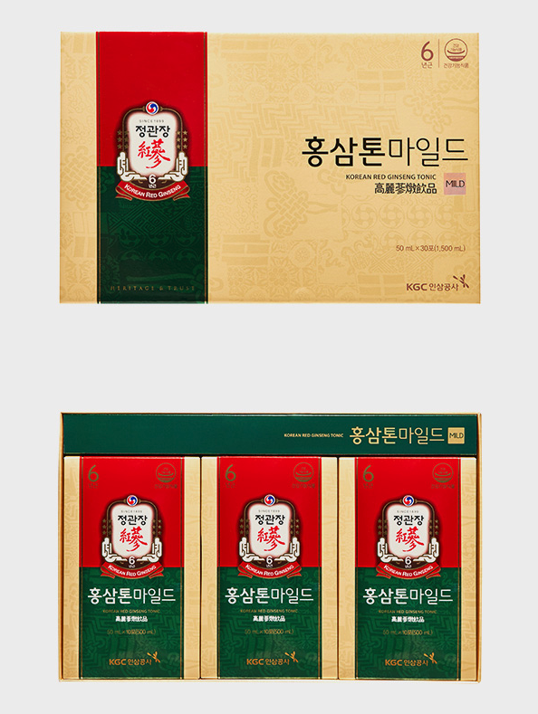 KGC Hồng Sâm nước Chính Phủ Hongsam Tonic Mild 50ml x 30p KGC Hồng Sâm nước Chính Phủ Hongsam Tonic Mild 50ml x 30p