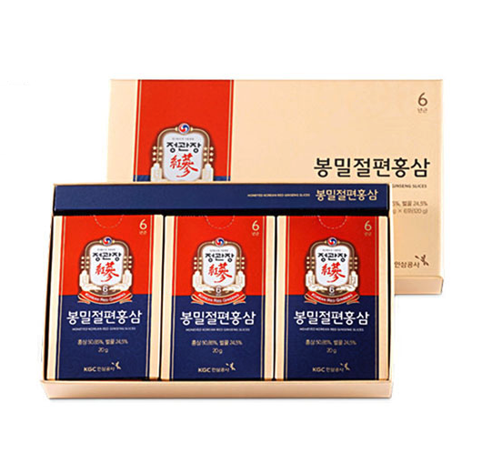 KGC Hồng Sâm sấy tẩm mật ong Honeyed Korean Red Ginseng Slices 20g x 6p KGC Hồng Sâm sấy tẩm mật ong Honeyed Korean Red Ginseng Slices 20g x 6p