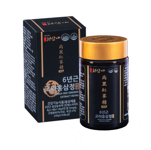 Cheonsamae Cao hồng sâm linh chi Korea Red Ginseng Extract Royal 240g Cheonsamae Cao hồng sâm linh chi Korea Red Ginseng Extract Royal 240g