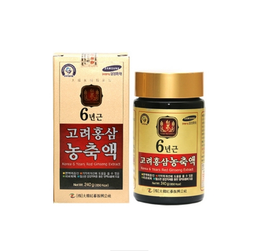 Daehan Hongsam Jinheung Cao hồng sâm 6 Years Korea Red Ginseng Extract 100% 240g Daehan Hongsam Jinheung Cao hồng sâm 6 Years Korea Red Ginseng Extract 100% 240g