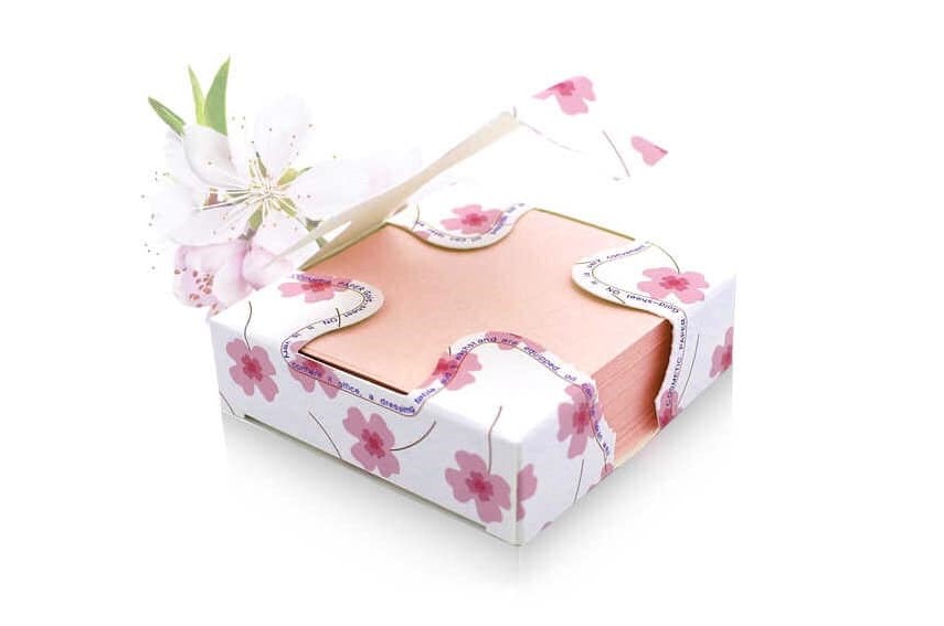 Toshido Giấy thấm dầu Desktop Pink Control Oil Paper 1000p Toshido Giấy thấm dầu Desktop Pink Control Oil Paper 1000p