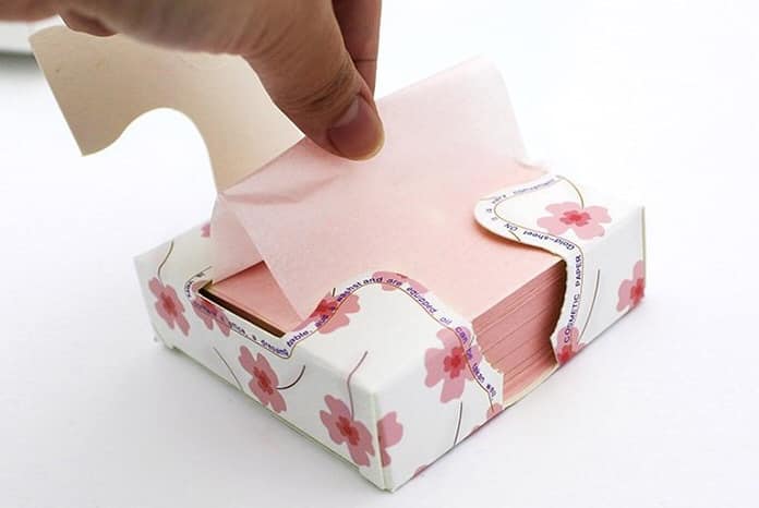 Toshido Giấy thấm dầu Desktop Pink Control Oil Paper 1000p Toshido Giấy thấm dầu Desktop Pink Control Oil Paper 1000p