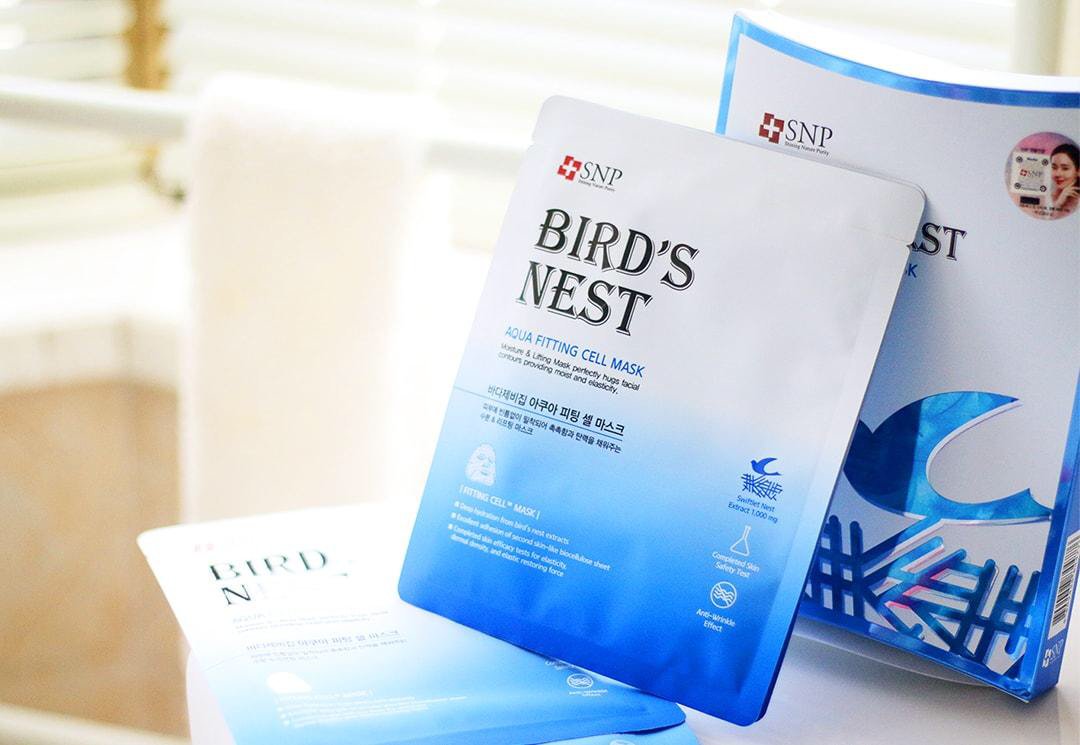 SNP Mặt nạ yến dưỡng ẩm chống lão hóa Bird's Nest Aqua Fitting Cell Mask 10p SNP Mặt nạ yến dưỡng ẩm chống lão hóa Bird's Nest Aqua Fitting Cell Mask 10p