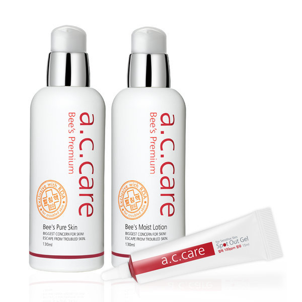 A.C.Care Bộ trị mụn nọc ong Bee's Premium Skin Care 3pcs Set A.C.Care Bộ trị mụn nọc ong Bee's Premium Skin Care 3pcs Set