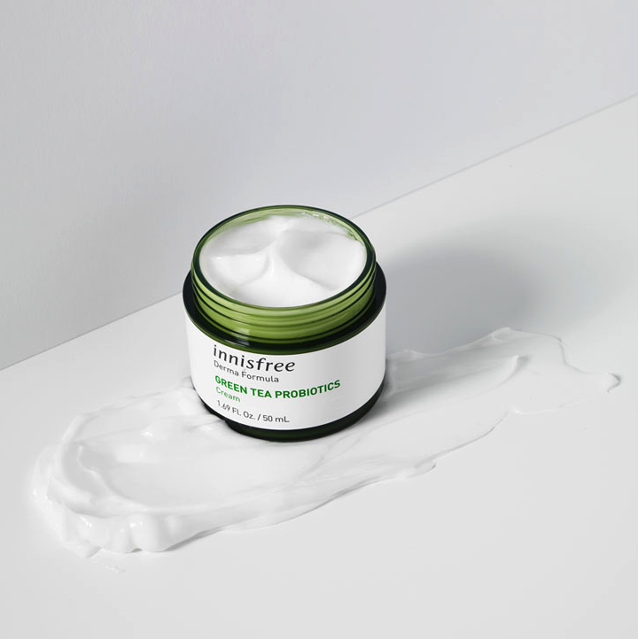 Innisfree Kem dưỡng ẩm Derma Formula Green Tea Probiotics 50ml Innisfree Kem dưỡng ẩm Derma Formula Green Tea Probiotics 50ml