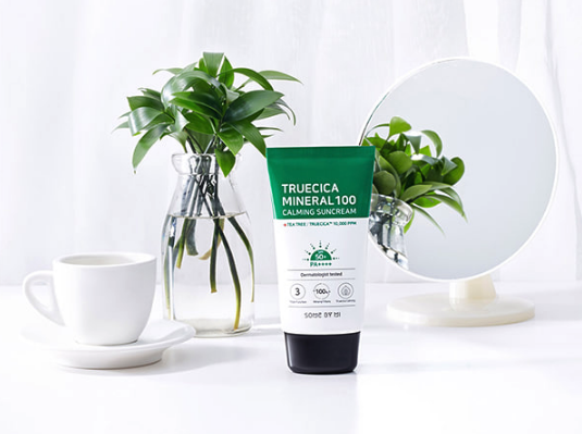Some By Mi Truecica Mineral 100 Calming Suncream 50ml Some By Mi Truecica Mineral 100 Calming Suncream 50ml