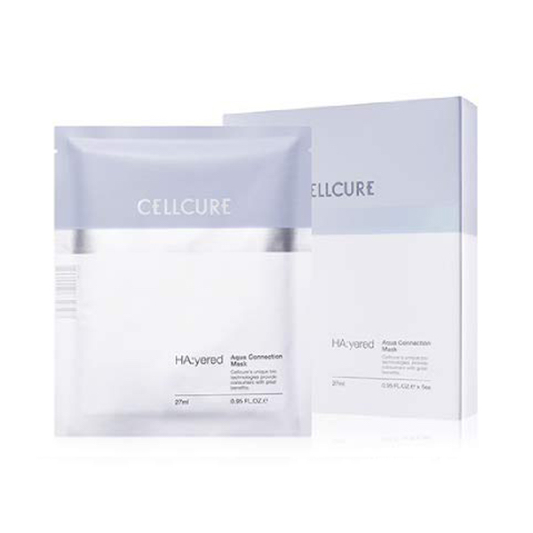 Cellcure Mặt nạ cấp nước cân bằng da HA:yered Aqua Connection 5p Cellcure Mặt nạ cấp nước cân bằng da HA:yered Aqua Connection 5p