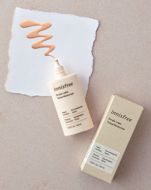 Innisfree Kem nền đa năng Simple Label Tinted Moisturizer 40ml Innisfree Kem nền đa năng Simple Label Tinted Moisturizer 40ml
