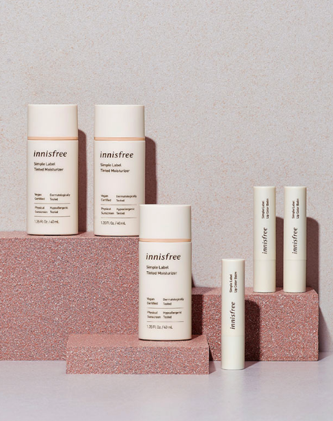 Innisfree Kem nền đa năng Simple Label Tinted Moisturizer 40ml Innisfree Kem nền đa năng Simple Label Tinted Moisturizer 40ml