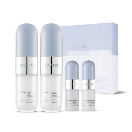 Cellcure Nước hoa hồng & sữa dưỡng ẩm HA:yered Cellcure Nước hoa hồng & sữa dưỡng ẩm HA:yered