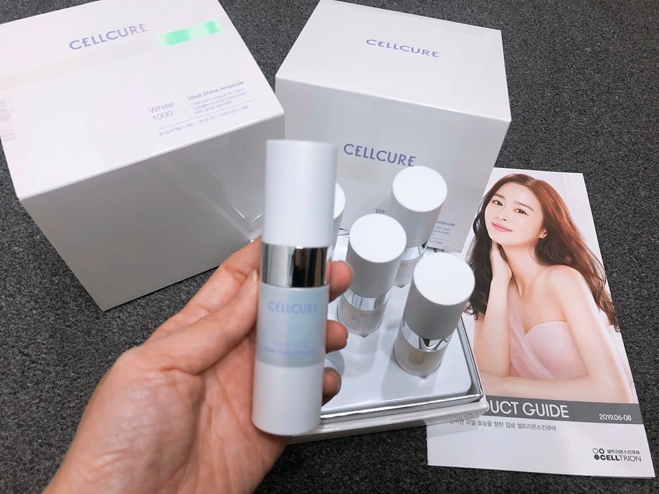 Cellcure Tinh chất trắng da trị thâm nám White 1000 Ideal Shine 10g × 5p Cellcure Tinh chất trắng da trị thâm nám White 1000 Ideal Shine 10g × 5p