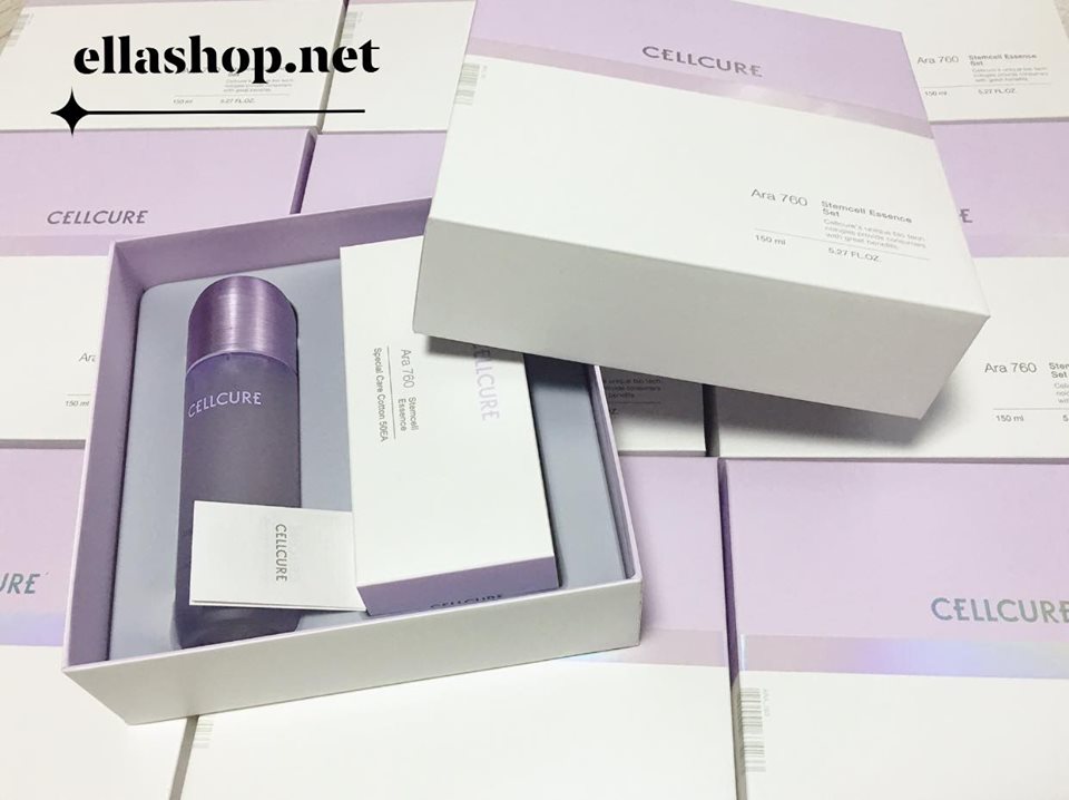 Cellcure Tinh chất tế bào gốc hoa sen tái tạo da trong 3 ngày Ara 760 Stemcell Essence 150ml Cellcure Tinh chất tế bào gốc hoa sen tái tạo da trong 3 ngày Ara 760 Stemcell Essence 150ml