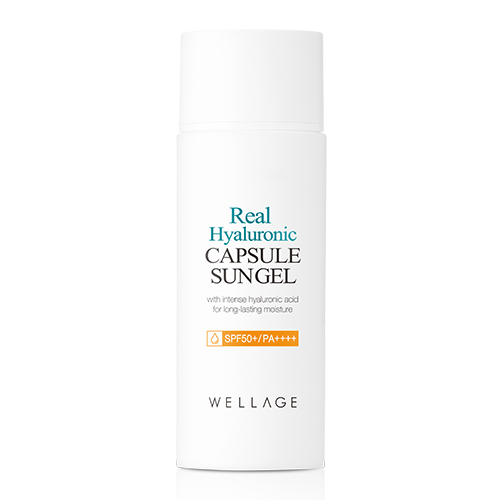 Wellage Kem chống nắng cấp nước Real Hyaluronic Capsule 60ml Wellage Kem chống nắng cấp nước Real Hyaluronic Capsule 60ml
