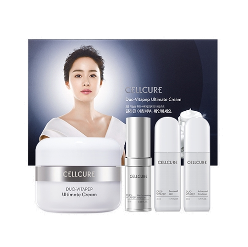 Cellcure Bộ kem dưỡng trắng da chống nhăn Duo-Vitapep Ultimate Kim Tae Hee Edition 50ml Cellcure Bộ kem dưỡng trắng da chống nhăn Duo-Vitapep Ultimate Kim Tae Hee Edition 50ml