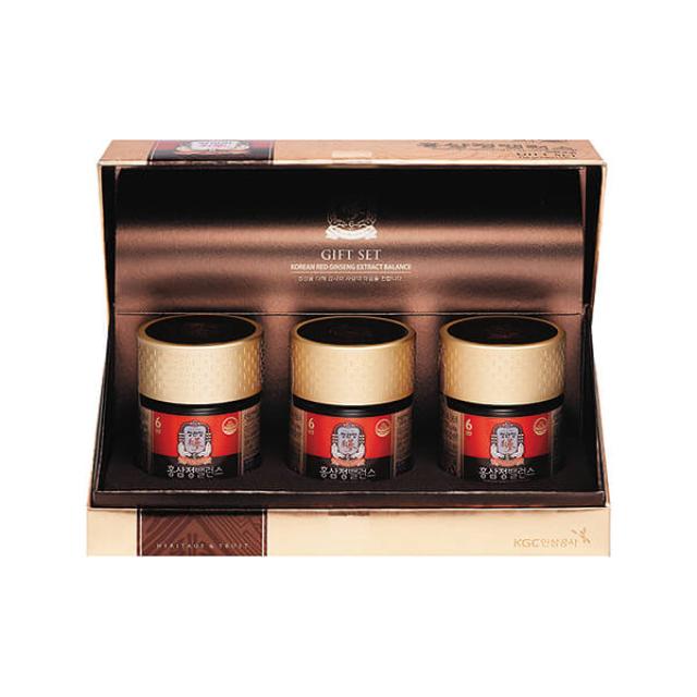 KGC Hongsamjeong Balance Gift Set: Red Ginseng Extract 110g x 3p KGC Hongsamjeong Balance Gift Set: Red Ginseng Extract 110g x 3p