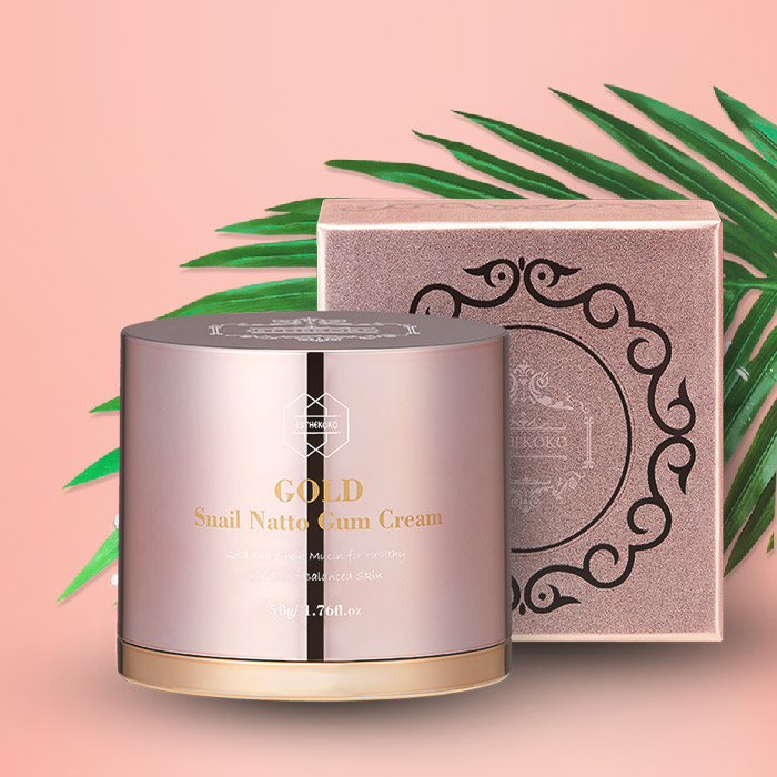 Esthekoko Kem natto ốc sên vàng 24K 50ml Esthekoko Kem natto ốc sên vàng 24K 50ml