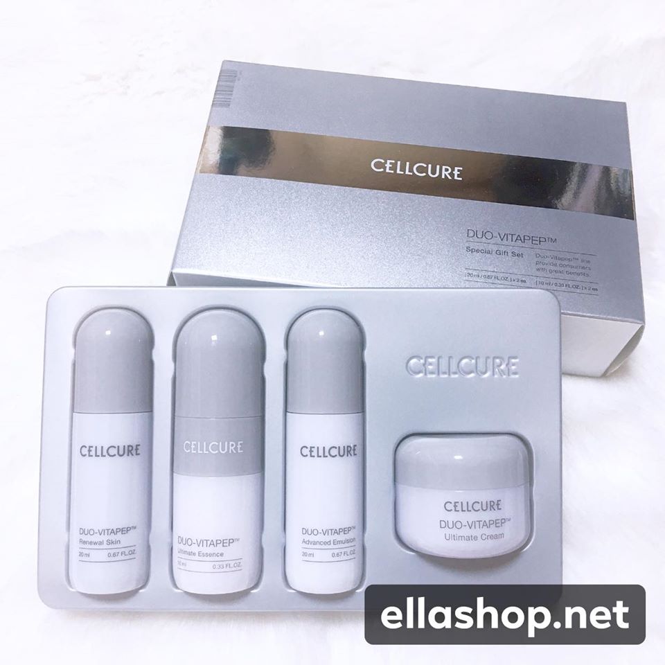 Cellcure Bộ dưỡng trắng da chống nhăn Duo-Vitapep Cellcure Bộ dưỡng trắng da chống nhăn Duo-Vitapep