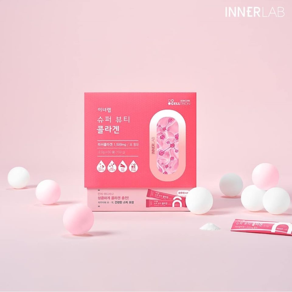 InnerLab Siêu Collagen đẹp da 2.5g x 60p InnerLab Siêu Collagen đẹp da 2.5g x 60p