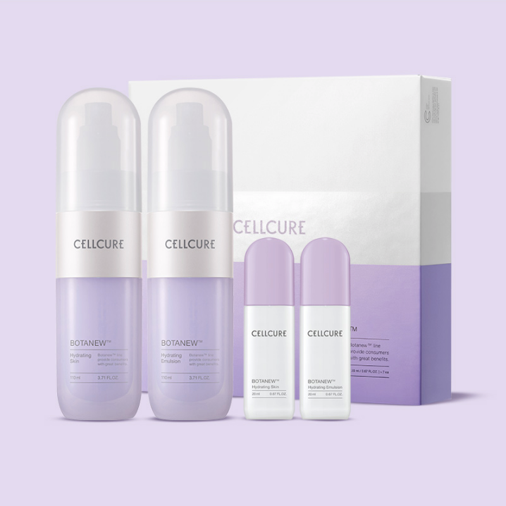 Cellcure Bộ sữa dưỡng + nước hoa hồng tế bào gốc hoa sen Botanew 110ml+110ml+20ml+20ml Cellcure Bộ sữa dưỡng + nước hoa hồng tế bào gốc hoa sen Botanew 110ml+110ml+20ml+20ml