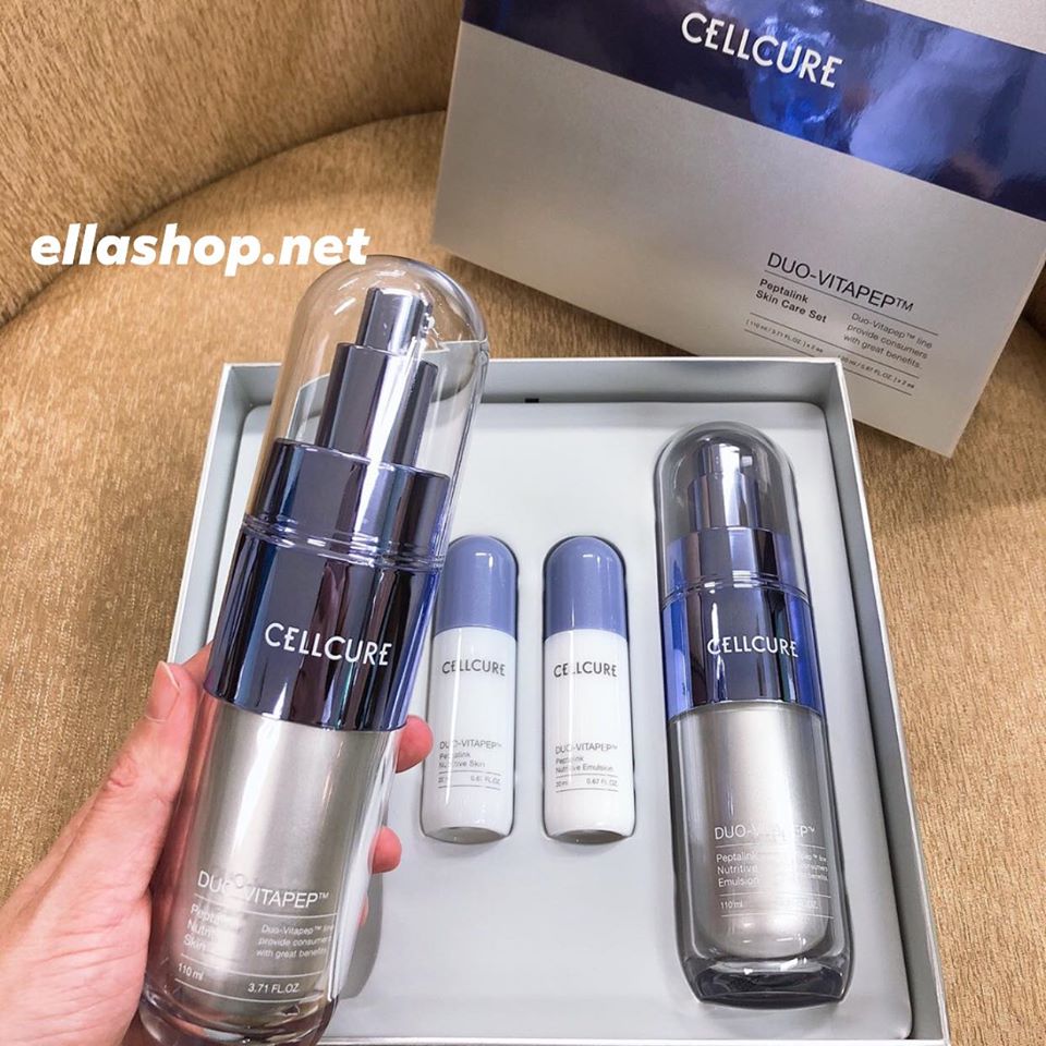 Cellcure Duo-Vitapep Peptalink Skincare Set 110ml+110ml+20ml+20ml Cellcure Duo-Vitapep Peptalink Skincare Set 110ml+110ml+20ml+20ml