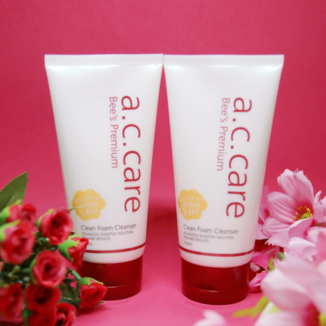 A.C.Care Sữa rửa mặt trị mụn từ nọc ong Bee's Premium 150ml x 2 A.C.Care Sữa rửa mặt trị mụn từ nọc ong Bee's Premium 150ml x 2
