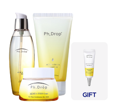 Ph.Drop Acne 4 Steps 3pcs Set Ph.Drop Acne 4 Steps 3pcs Set
