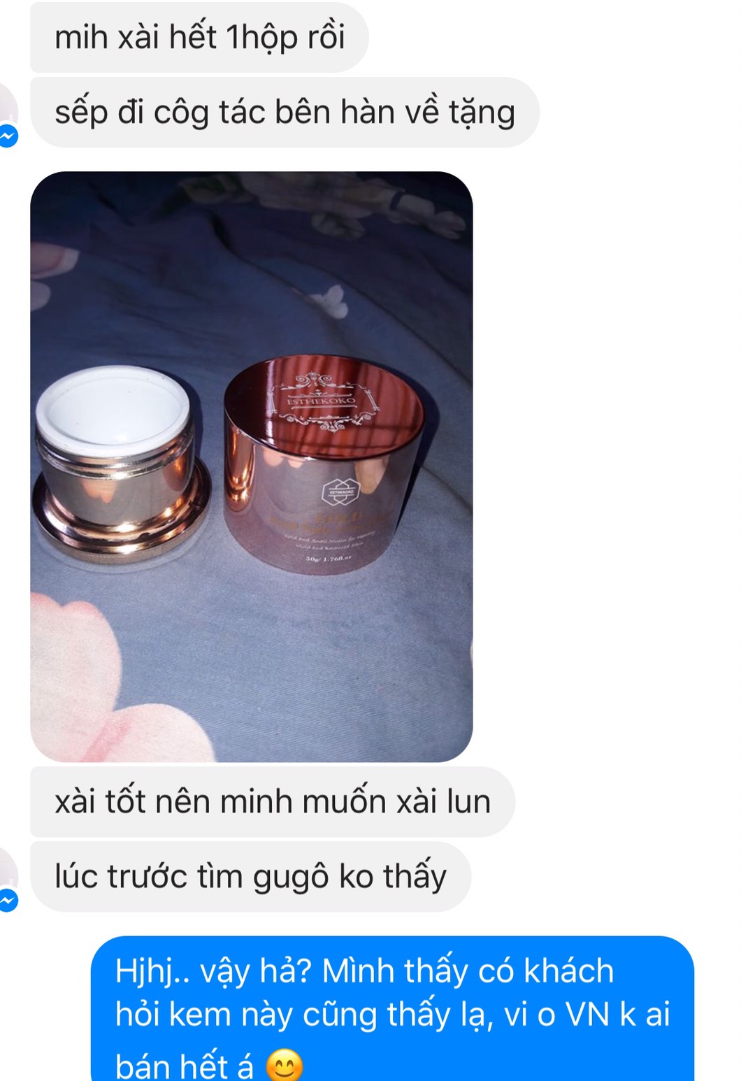 Esthekoko Kem natto ốc sên vàng 24K 50ml Esthekoko Kem natto ốc sên vàng 24K 50ml