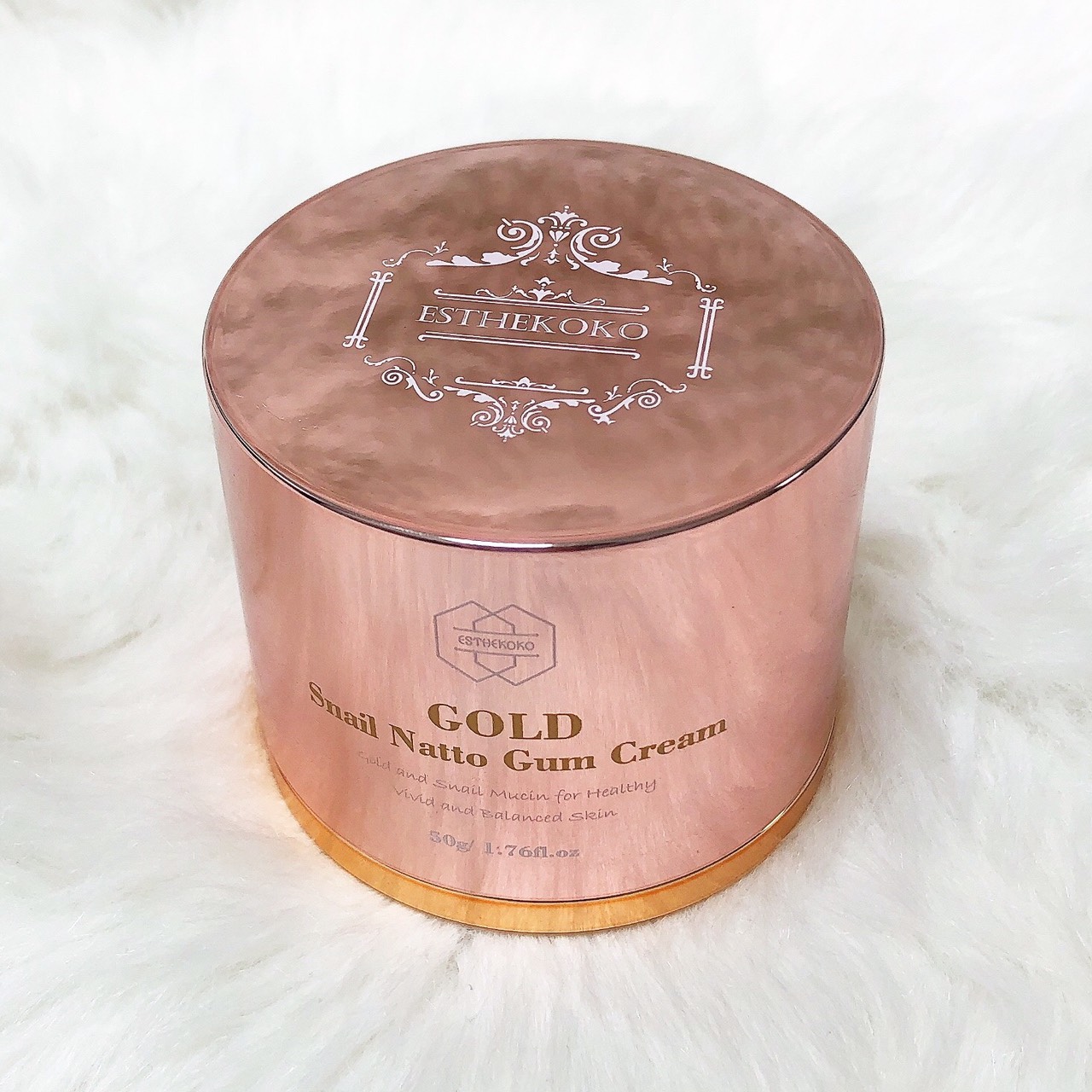Esthekoko Kem natto ốc sên vàng 24K 50ml Esthekoko Kem natto ốc sên vàng 24K 50ml