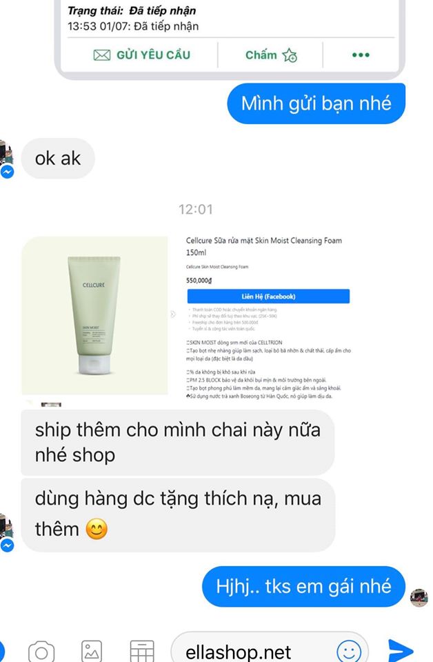 Cellcure Sữa rửa mặt Skin Moist Cleansing Foam 150ml Cellcure Sữa rửa mặt Skin Moist Cleansing Foam 150ml