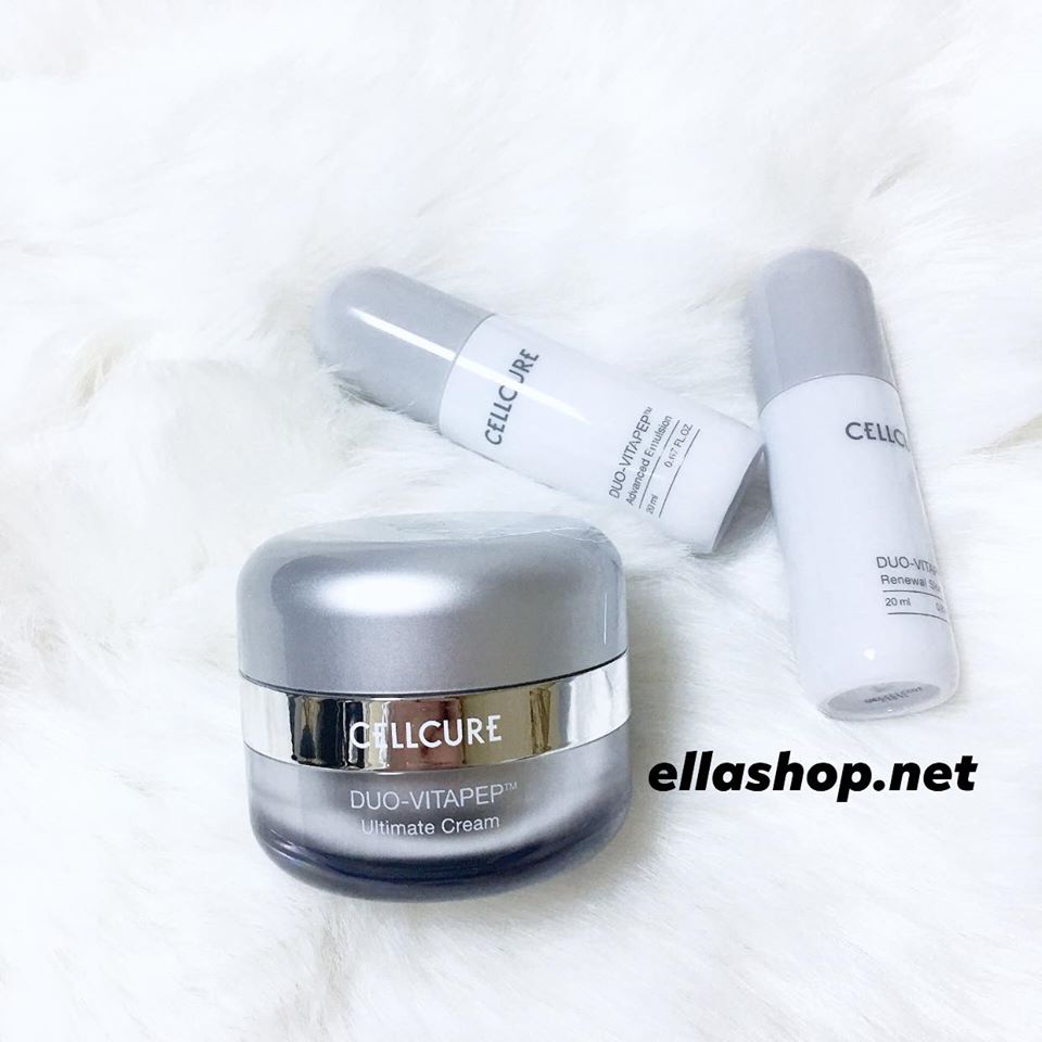 Cellcure Bộ kem dưỡng trắng da chống nhăn Duo-Vitapep Ultimate 50ml Cellcure Bộ kem dưỡng trắng da chống nhăn Duo-Vitapep Ultimate 50ml