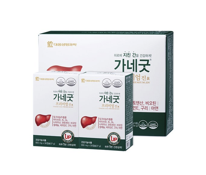 Daewoong 가네굿 프리미엄 진 밀크씨슬 세트 60p Daewoong 가네굿 프리미엄 진 밀크씨슬 세트 60p
