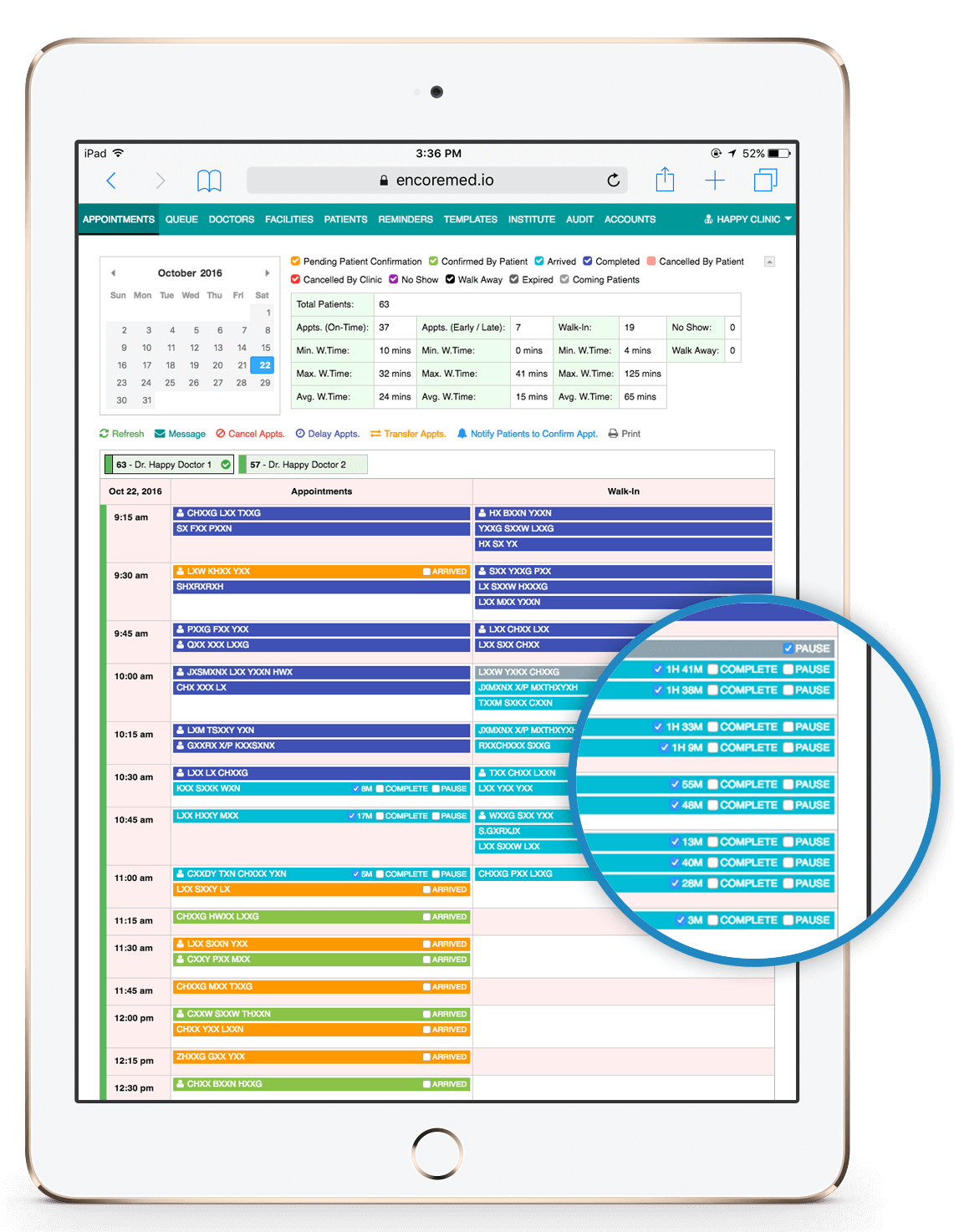 Encore Med Advanced Healthcare Appointment & Queue System