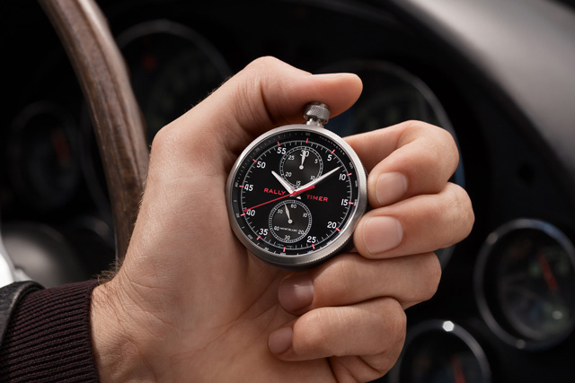 The Montblanc TimeWalker Rally Timer Chronograph Limited Edition can be used in four different ways, including a wristwatch, pocket watch, desk clock or mounted on the dashboard