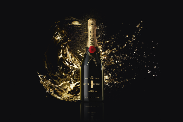Moët Impérial 150th anniversary limited edition bottle