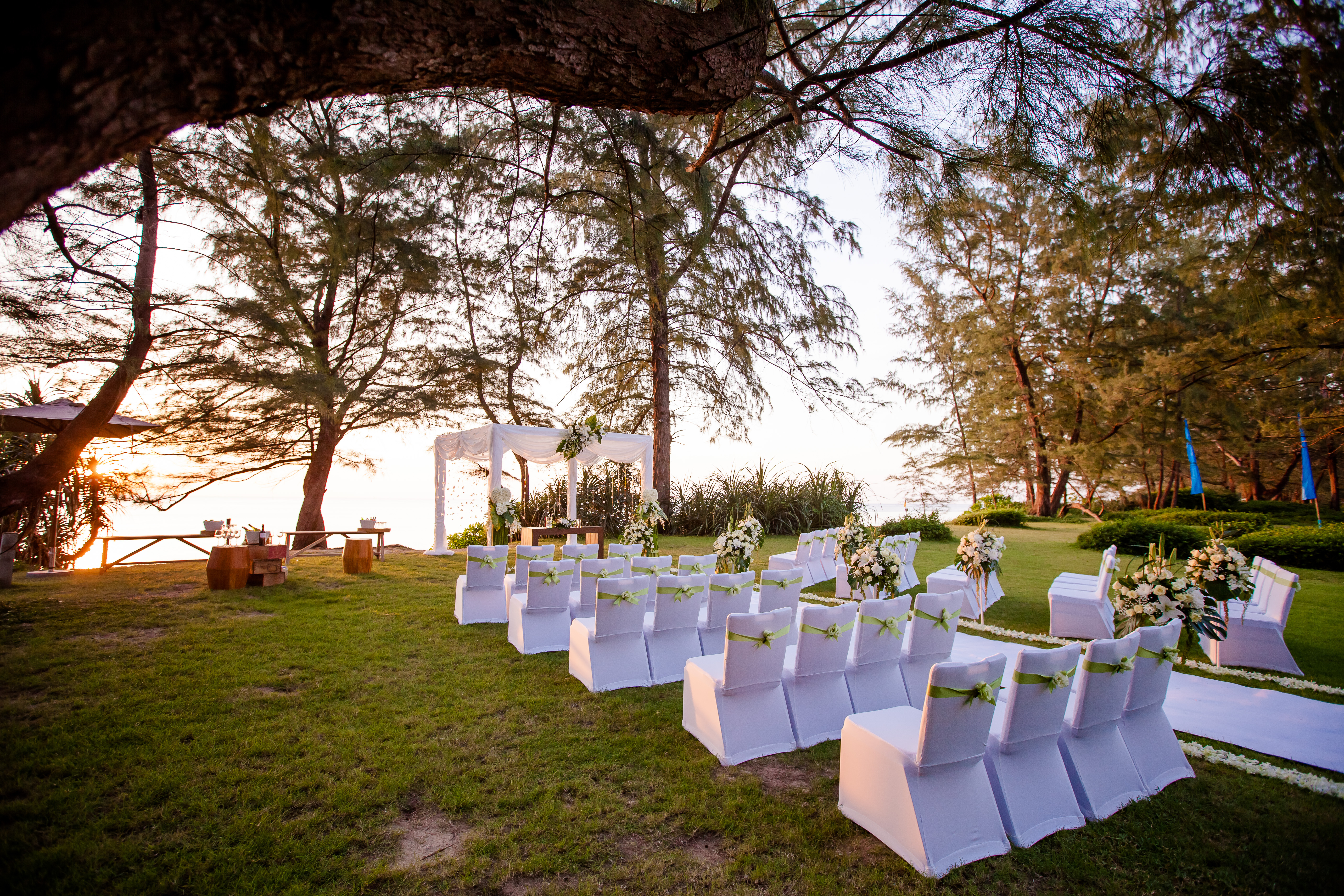 Beach Front Wedding