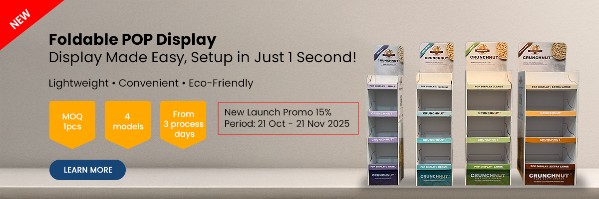 New Launch: Foldable POP Display!							