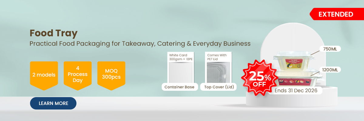 Food Tray 25% Off