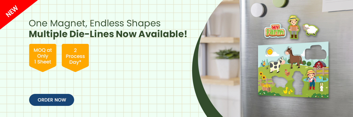 Magnet is Now Available with Multiple Die-Lines