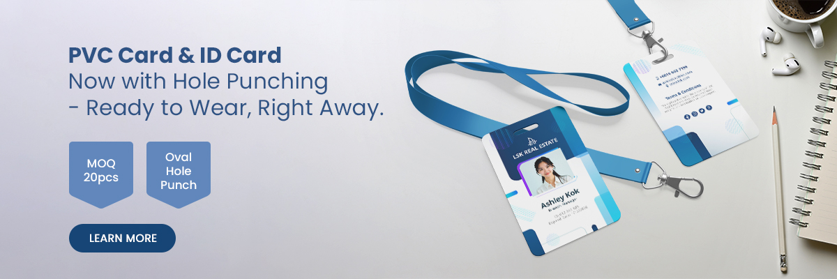 PVC Card & ID Card: Now with Hole Punching